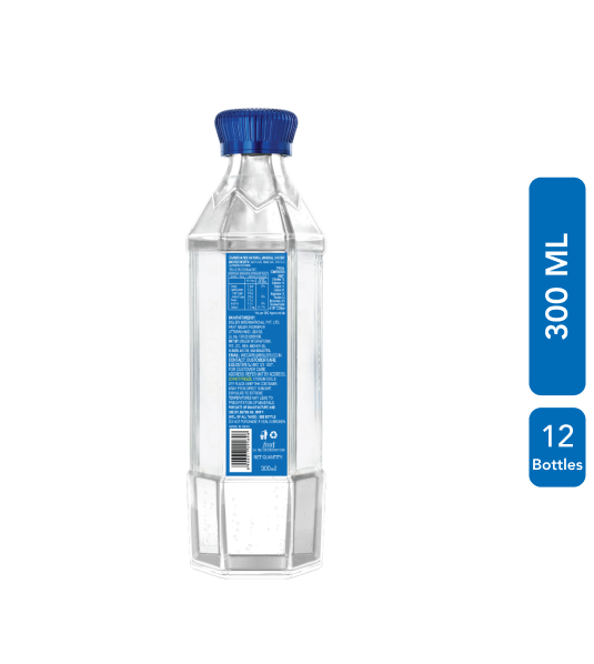 Label on Vedica 300 ML Himalayan Sparkling Water